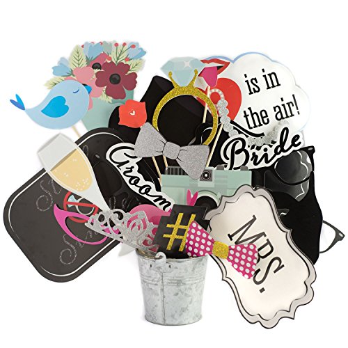 Wedding Photo Booth Props Set - Image 8