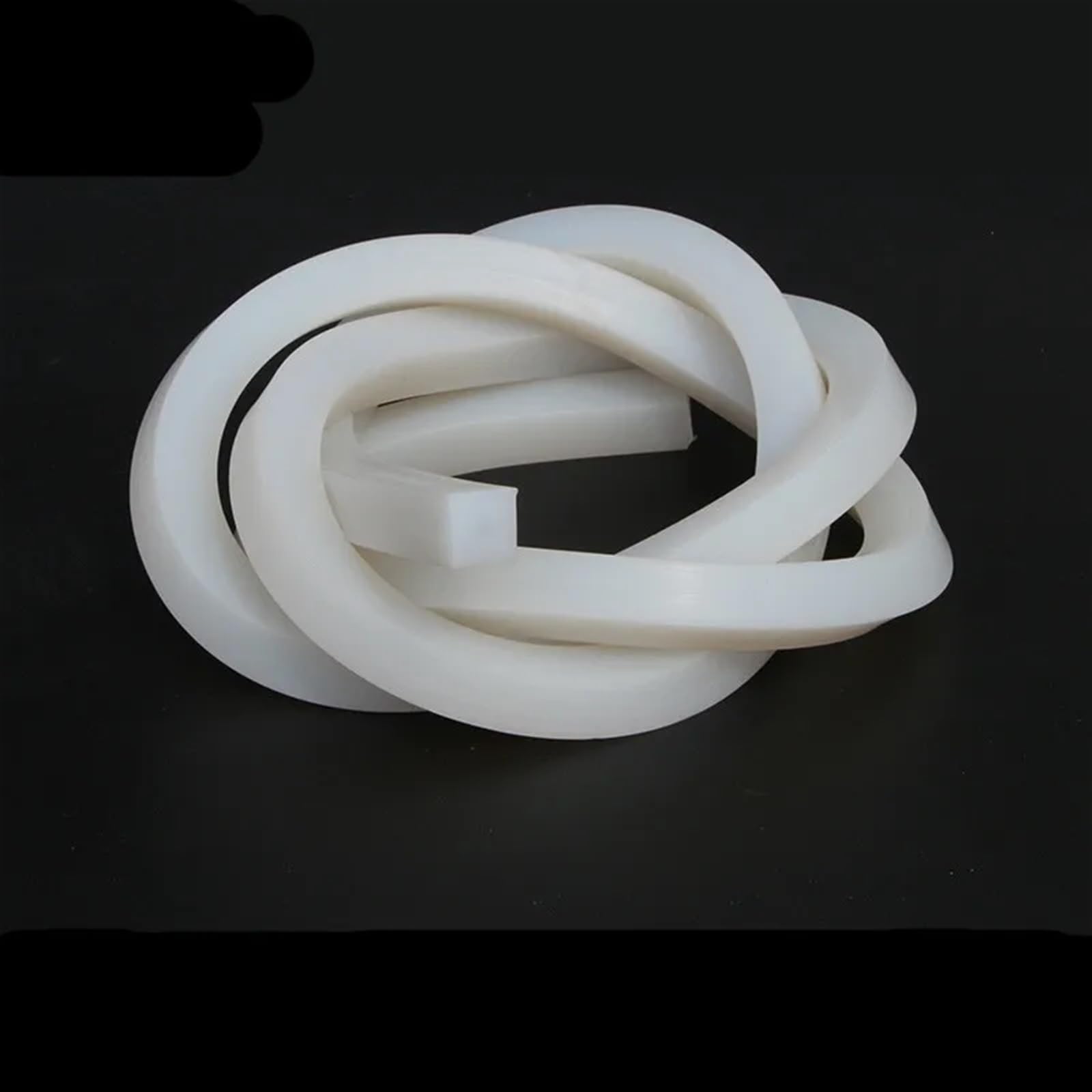 1 metro 5mm X 5mm/10mm/15mm/20mm/30mm tira de sellado de goma de silicona sólida resistente a altas temperaturas burlete (Tamaño : 20x25mm)