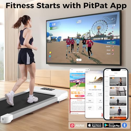 Superun Walking Pad, Under Desk Treadmill, 3 In 1 Portable Treadmill With Remote Control Led Display thumb #1