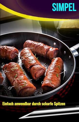 4happy Rouladennadeln Edelstahl rostfrei, 30 Stück im Set – Ansicht 4