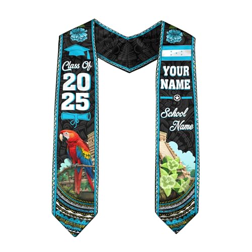 Customized Honduran Graduation Stole 2025, Banda De Graduacion, Custom Graduation Stole 2025, Honduras Sash 1