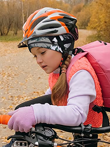 Image of Geyoga 6 Pcs Skull Cap for Kids Helmet Liner Youth Wave Cap for Sport Football Basketball Ski Cycling Outdoor Activities
