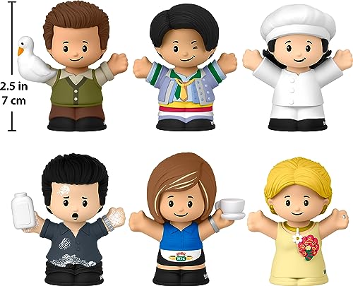 Little People COLLECTOR Friends TV Series Special Edition Figure Set for Adults & Fans, 6 Characters in a Display Gift Package, HPH05 - Image 3