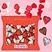 Fruidles Happy Valentine's Day Milk Chocolate Hearts in Bag, Creamy Chocolaty Hearts in Red and Silver Foils, Holiday Treats, Individually Wrapped, Kosher Certified Dairy (4oz, On-The-Go Bag)