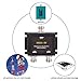 Wide-Band 2 Way Splitter-3dB N Type Female-50 Ohm Cellular Signal Splitter for 4G/LTE System by XRDS-RF (NOT for TV)