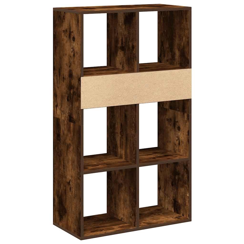 Generisch Bücherregal Räuchereiche 66x31x112 cm Holzwerkstoff,Möbel,Regalsysteme,Bücherregale Bücherschränke-860305