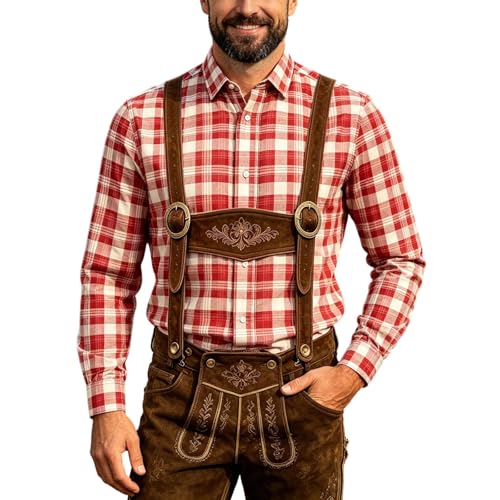 Chemisette homme anti-plis style moderne pour la fête de la bière et brasseries