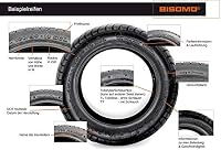 Heidenau Reifen-Set, K46 Reifen 2,75 x 16 Zoll, 46M,M/C TT, + Mila Schlauch, + Felgenband, TR4-Ventil, für Simson, Enduro und andere Krafträder – Ansicht 7