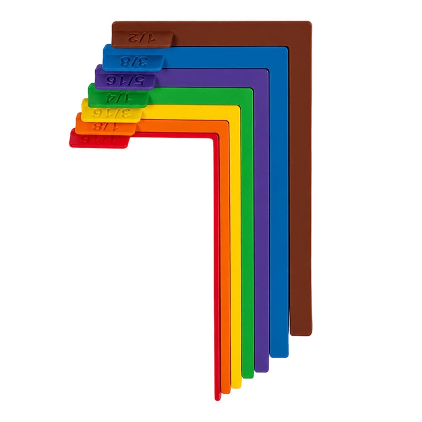 7 Pcs Paper Crafting Alignment Guides with Case, Precise Crafting Tool