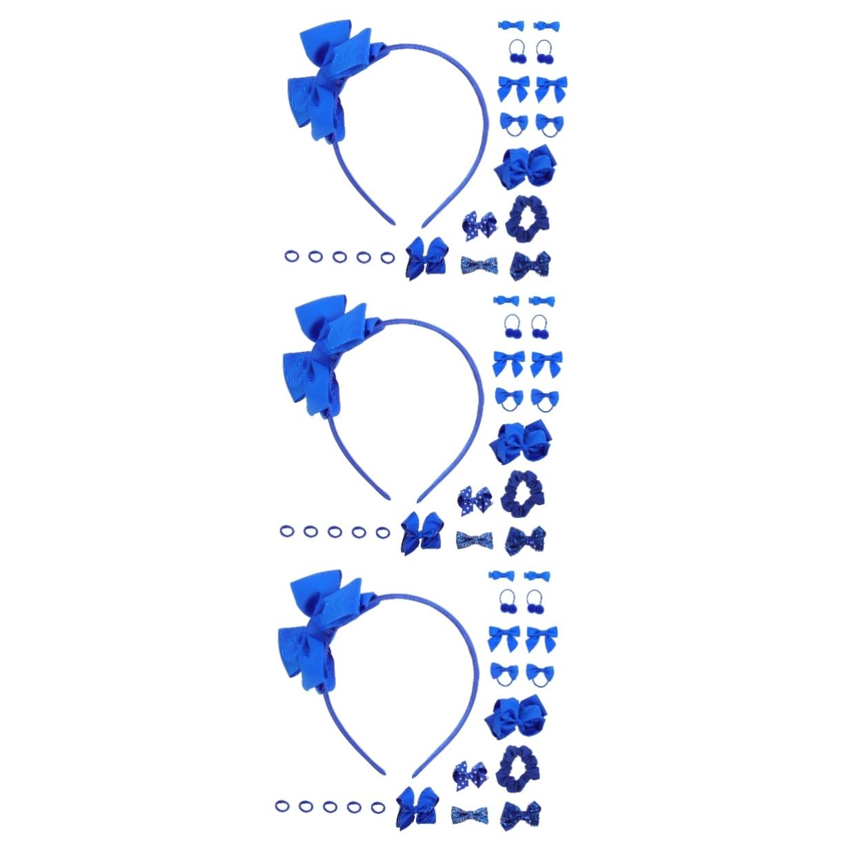 minkissy 60 Piezas Horquilla Azul Tiaras Para Niñas Gomas Azules Lazos Para El Cabello De Niña Niñas Horquillas Lazos Para El Cabello De Las Coleteros Niña Bebita Planchar Chica