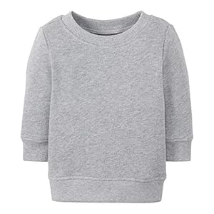 Moon and Back by Hanna Andersson Baby Girls’ French Terry Crewneck Sweatshirt