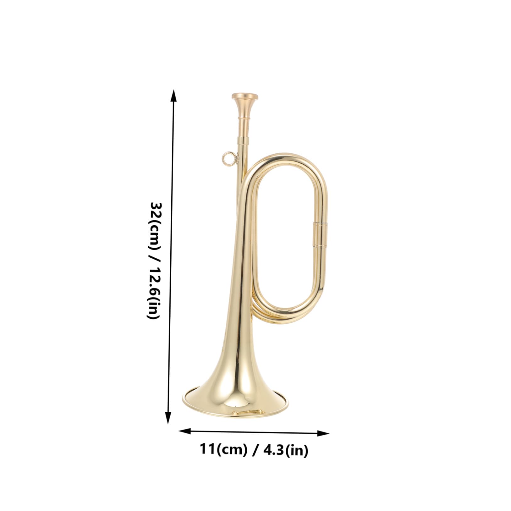 iplusmile Tromba in Ottone Resistente per Strumento Musicale Professionale per Principianti Uso Scolastico e Performance