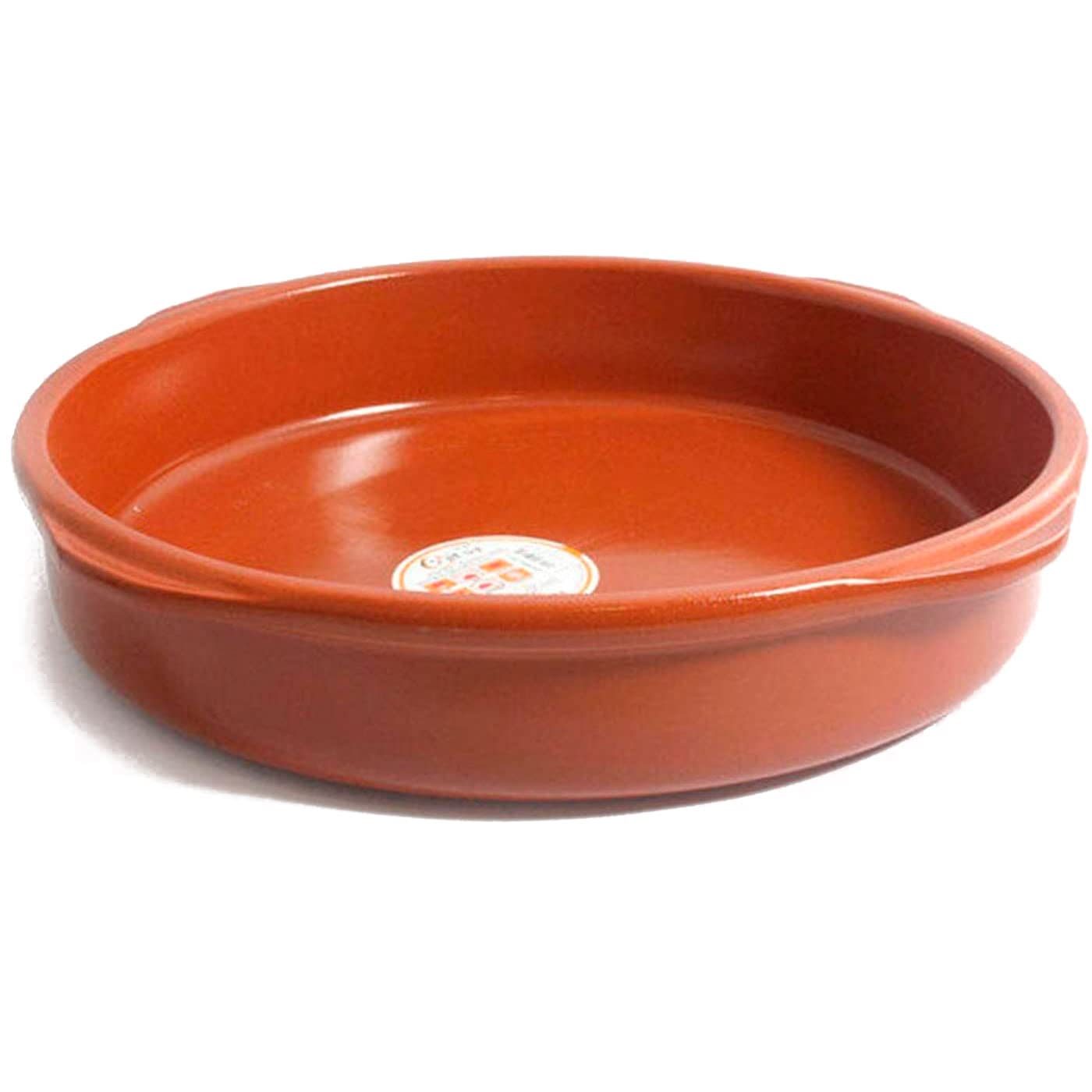 Acan Tradineur - Pack de 4 Cazuelas Redonda de Barro - Apta para vitro y Horno - Ideal para guisos y asados caseros - Ø 40 cm.