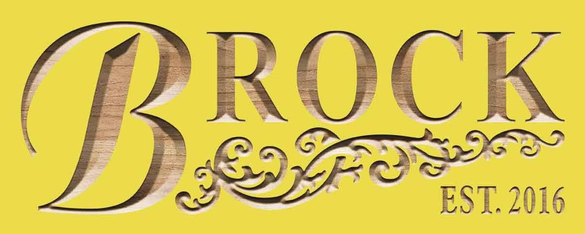 ADVPRO Simple Clear Design Family Name Personalized Established Year Wedding Wood Engraved Wooden Sign 23 x 9.25 st18s62-wpc0342-tm-y