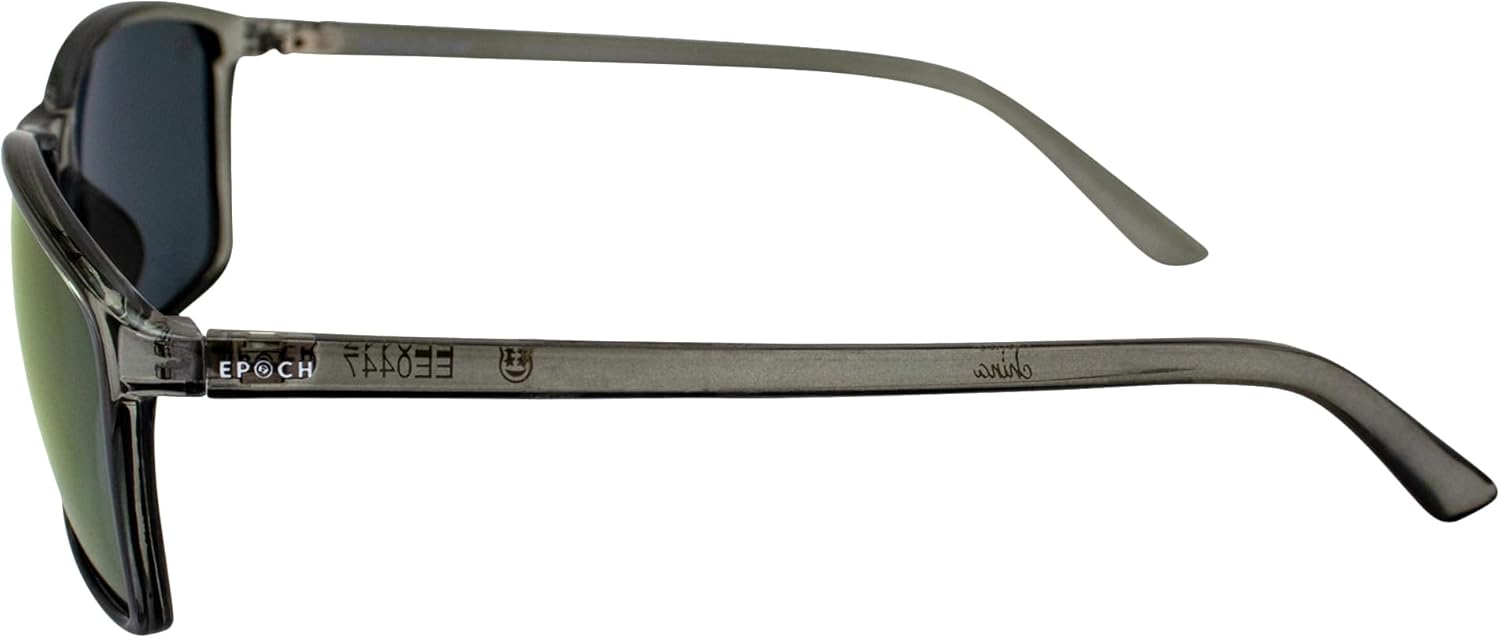 Epoch Eyewear Murphy Sports Polarized Sunglasses Motorcycle Riding Glasses Gray Frame w/Lavender Mirror Lens - Image 3