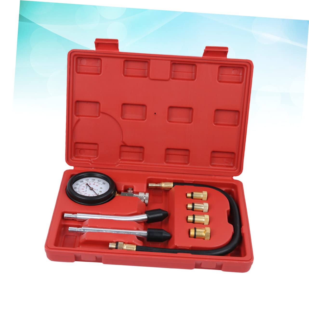 MOTOMETER 6236061101 Kompressionsdruckschreiber Standard Set für Benzin- und Dieselmotoren, 40 Bar