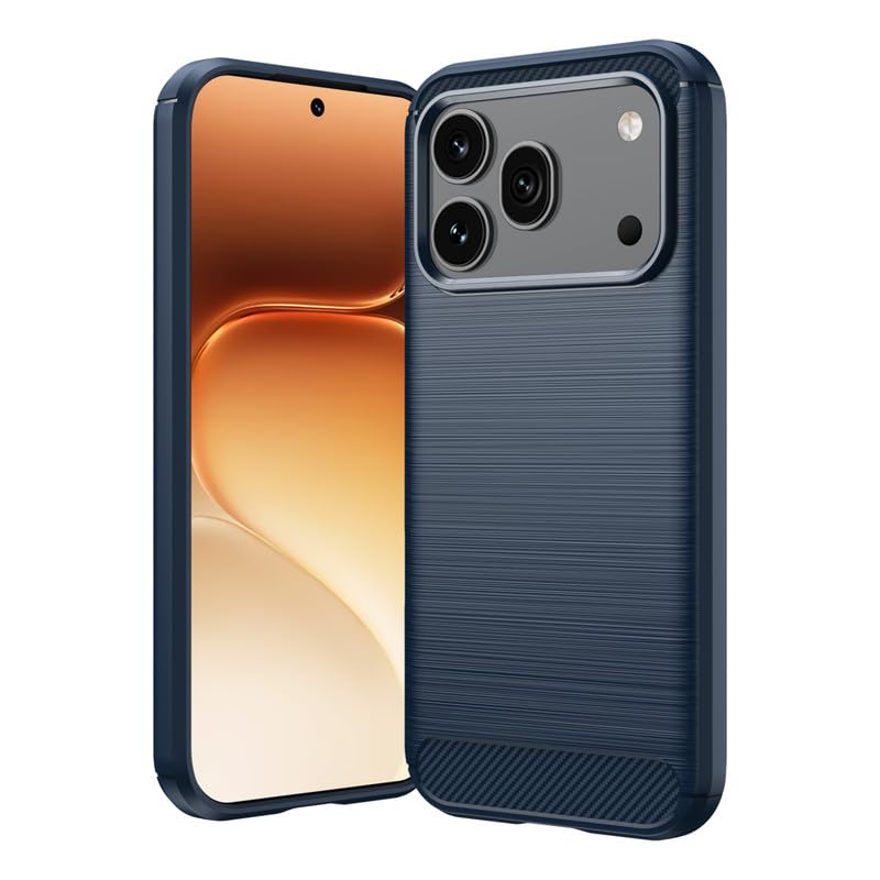Image of Basic Case for Honor 600 /600 Pro (Carbon Fibre Blue)