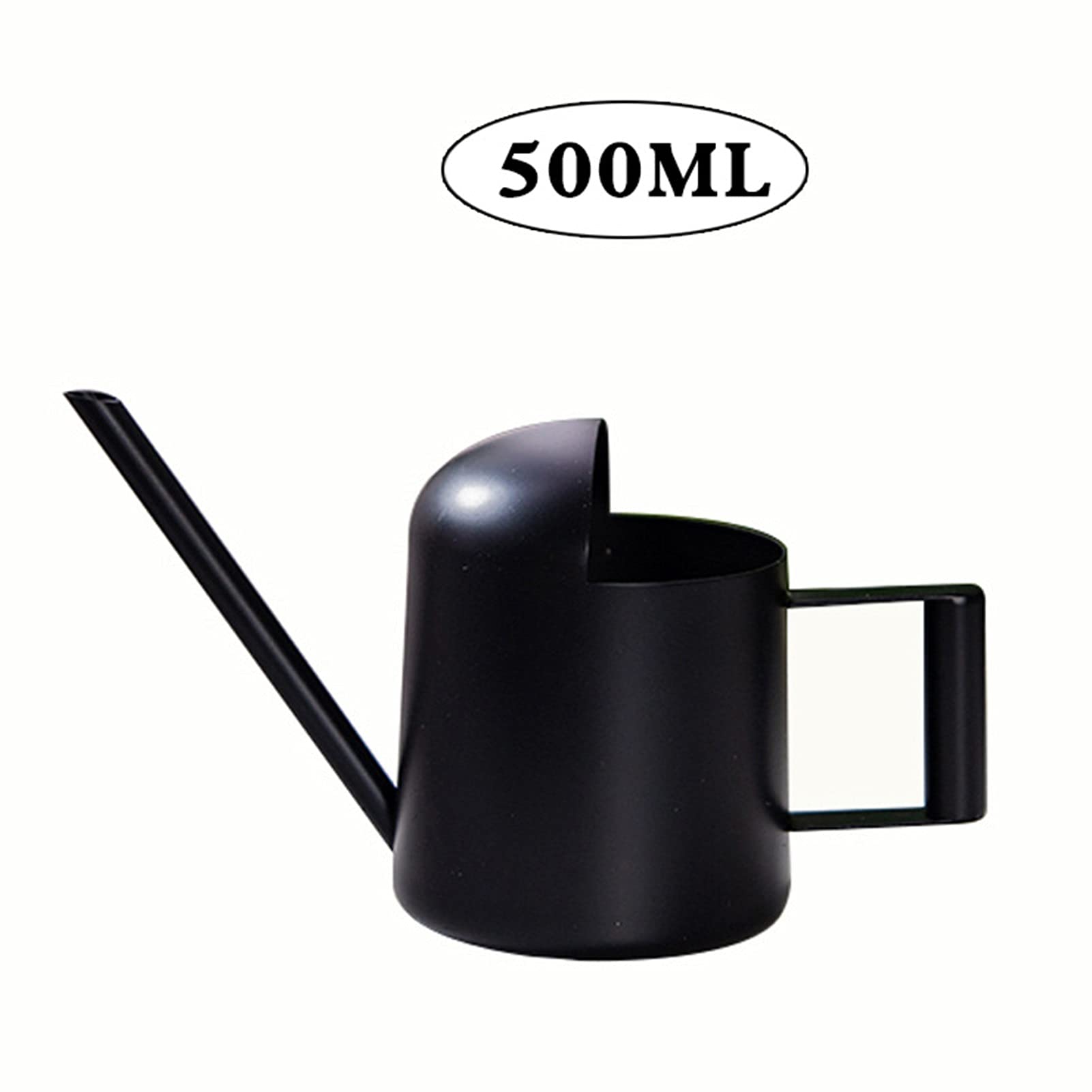 arrosoir plante interieur Oiser en acier sans tain peut accueil 500 ml de couleur noire longue bec cruté pichet plante fleur fleur plante succulentes canettes d'eau outil de jardinage Bonsai Arrosoir