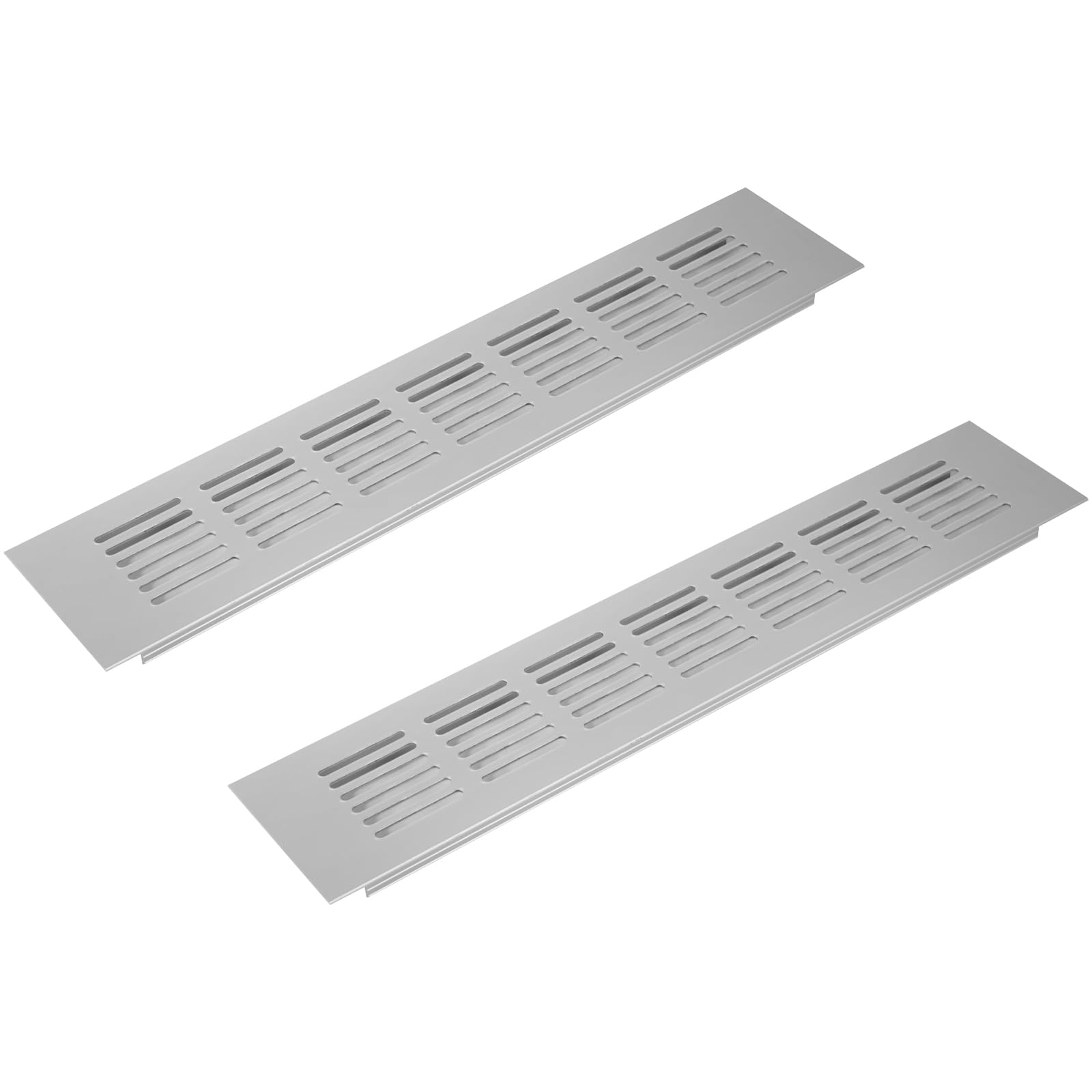Vent Systems 300 x 60 mm / 12" x 2.4" Inch Air Supply Ventilation Grille, Pack of 2