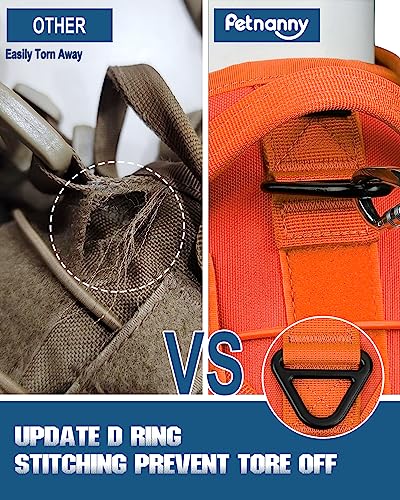 Petnanny Tactical Dog Harness - Service Dog Harness Emotional Support Dog Vest For Medium Large Dogs thumb #1