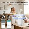 Waterless Essential Oil Diffuser - 3000 Sq.Ft Coverage, Whole-House Scent Diffuser Machine for Aromatherapy, 400ml, App Control Cold Air Oil Diffusers for Home Hotel Large Room Office Father Gifts