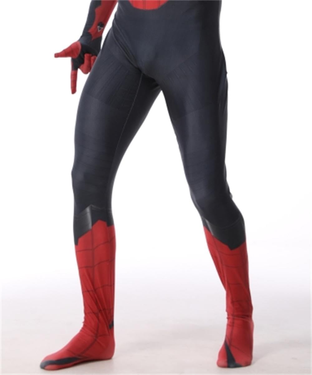 Adults Spandex Zentai Bodysuit Costume, Stretchy Breathable Halloween Cosplay Outfit