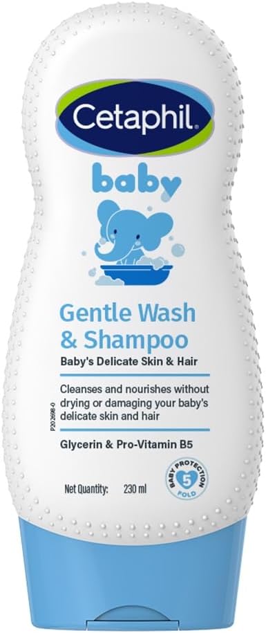 Cetaphil Baby Shampoo and Wash, 230 ml