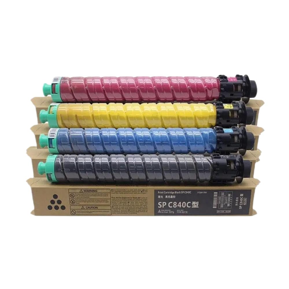 Cartouche SPC840 jaune compatible contre les impressions ternes sur SP C842 - 2