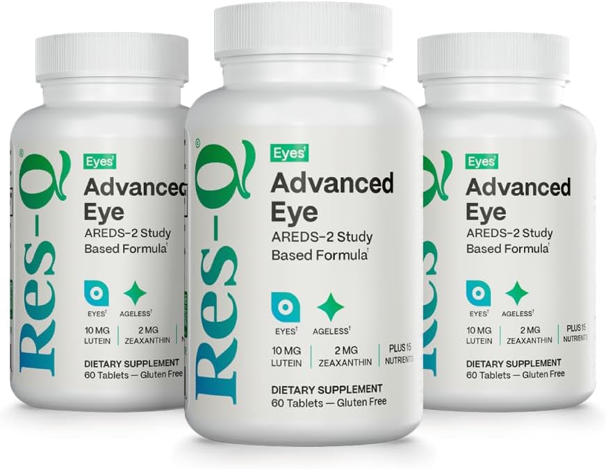 Res-Q Advanced Eye Support with 14 Critical Eye Nutrients 3-Pack