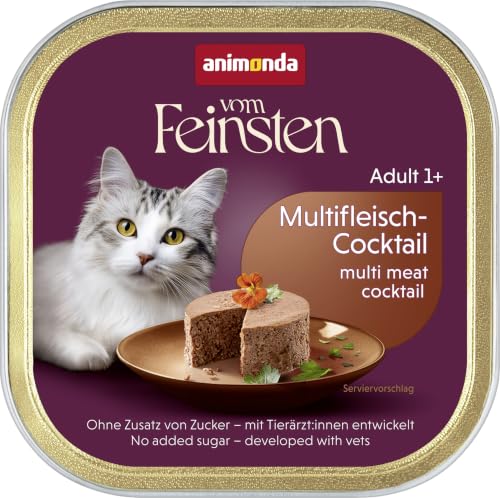 animonda Vom Feinsten Katzenfutter nass Adult Vielfalt (32 x 100 g)