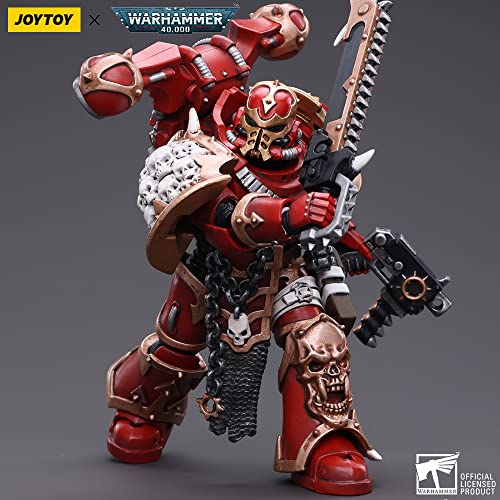 Joytoy 1/18 Action Figures Warhammer 40K Mecha Model Chaos Space Marines Crimson Slaughter Brother Maganar #TOP4