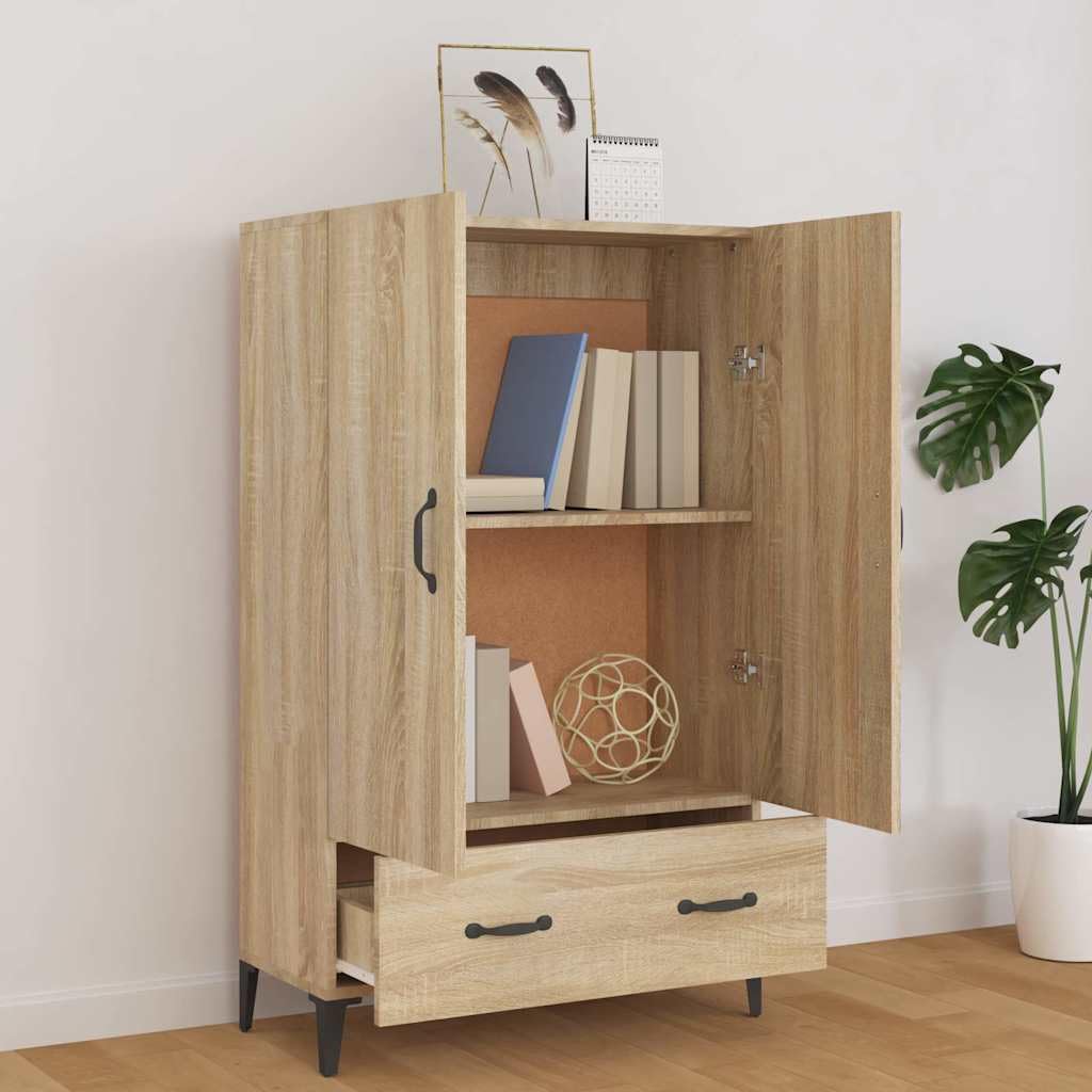 Hothingwell Credenza Komoda 70 x 31 x 115 cm, 2 ante 1 cassetto