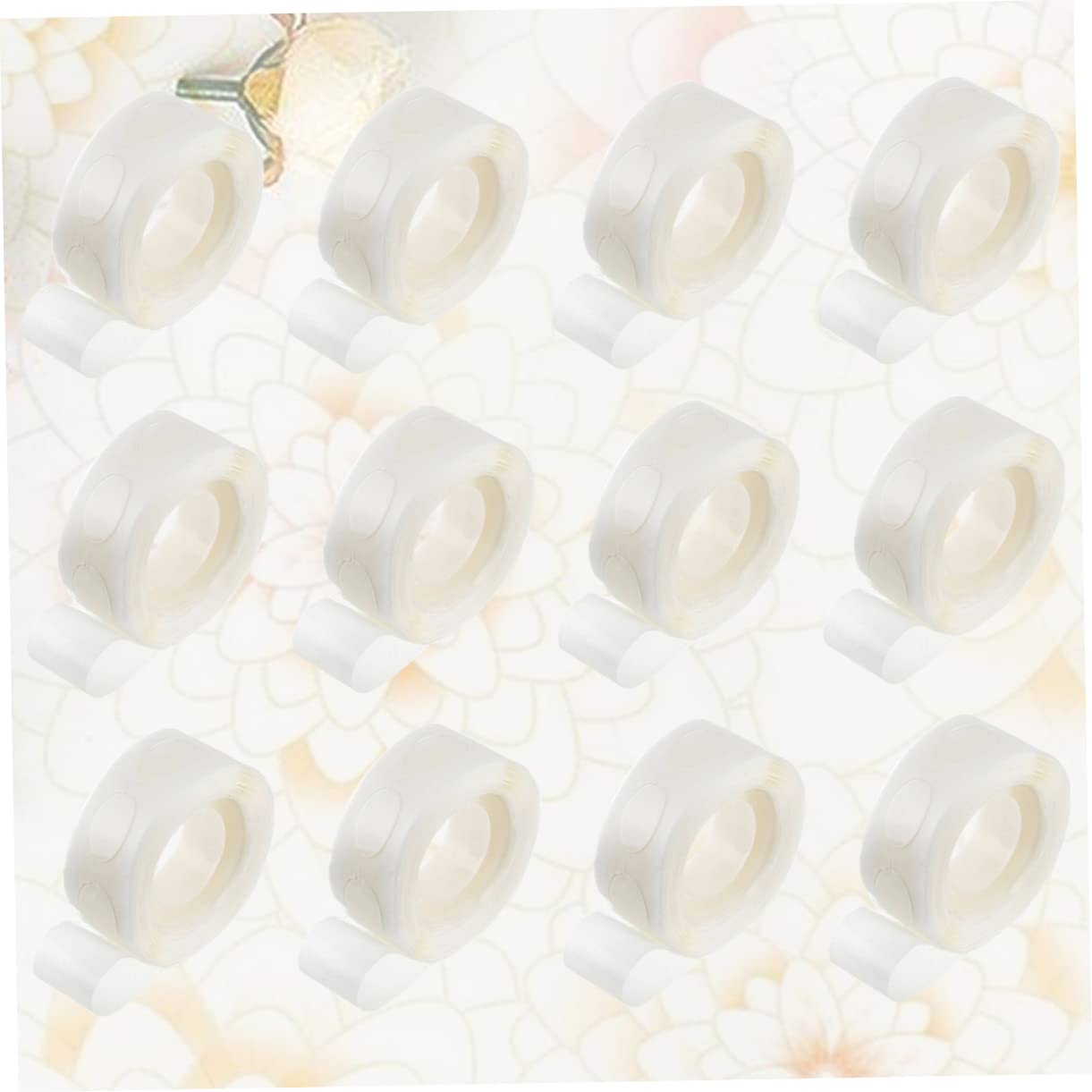Operitacx 24rollos Cinta Adhesiva Doble Cara Transparente Puntos para Globos Removibles Rastro Decoraciones De Bodas y Manualidades Puntos Total