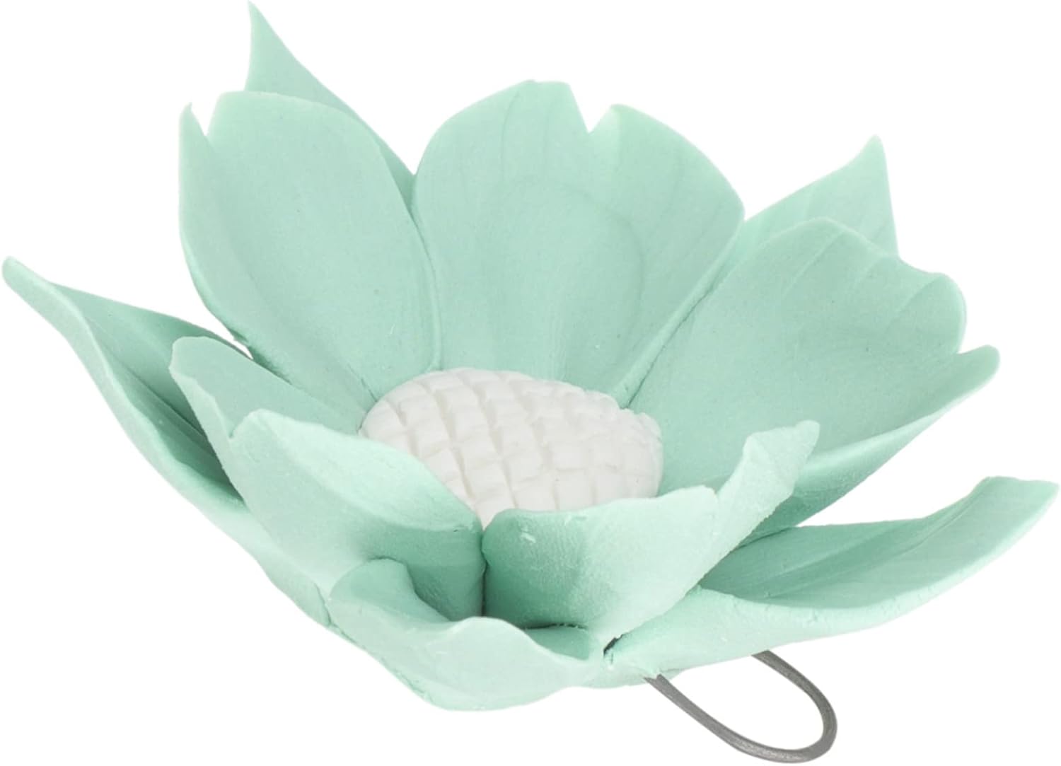 Amosfun Flower Wall Decoration Ceramic Small Lotus Flower Ceramic