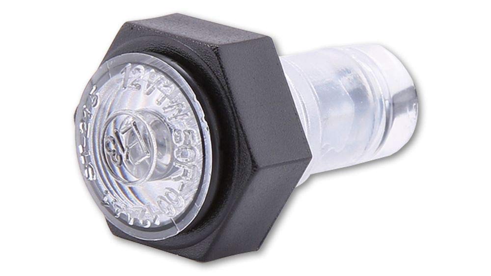 SHIN YO MINI LED-Standlicht, rund, Linsen-Durchmesser 14,8 mm, E-gepr. (Transparent)