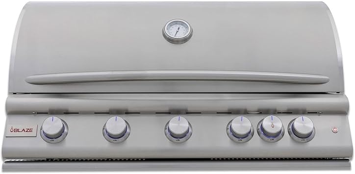 Blaze LTE+ 40-in 5-Burner Built-In Propane Grill w/Ceramic Flame Tamers