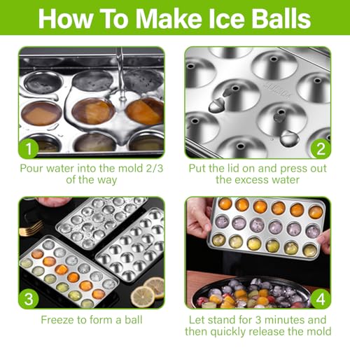 Garqitwan 1TR Stainless Steel Ice Cube Trays thumb #6