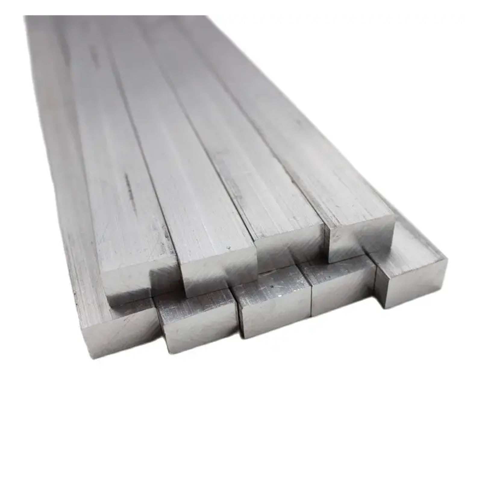 Pletina Aluminio Barra plana de aluminio, tira placa, aleación, bloque chapa metálica, material laminado sólido 6061(Length 500mm,6x80mm)
