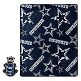 Northwest NFL Plush Bear Hugger with 40 X 50 Silk Touch Throw Blanket, Dallas Cowboys