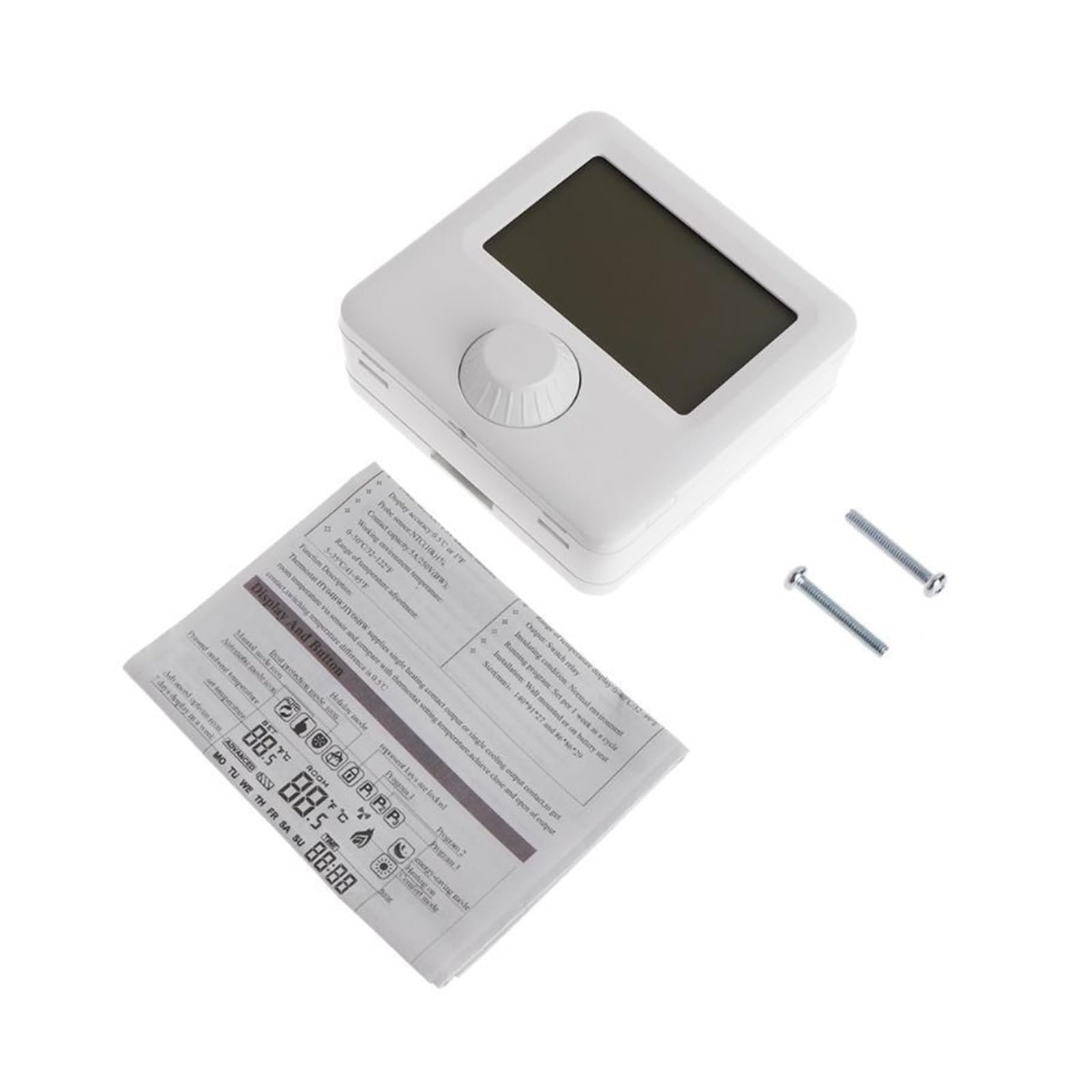 Smart Thermostat, Wyświetlacz LCD wiszący termostat do kotła gazowego, tygodniowy programowalny cyfrowy regulator temperatury do ogrzewania pomieszczeń,for Home