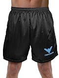 Popfunk Batman Nightwing Logo Mens Lined Mesh Shorts, Black, Medium