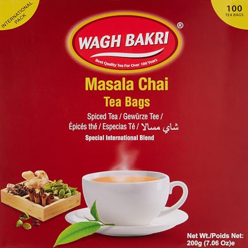 Image of Wagh Bakri Masala Chai Tea Bags,200 Grams
