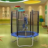 ⭐Fuerte capacidad de carga: con una carga útil de 300 kg, tres niños pueden jugar y entrenar juntos en el trampolín.