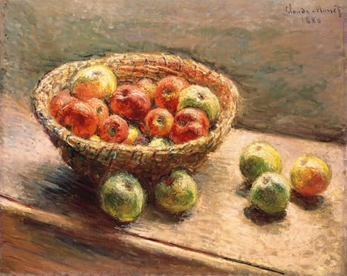 Monet Coupe de Fruits Poster Impression sur Toile 60x90cm