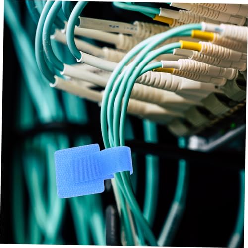 TEHAUX 50pcs Gaming Desk Accessories Reusable Cable Straps Wire Organizers Desk Cord Management Cable Clips Sleeve Cord Storage miniatura 7