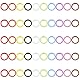 Farbe Kleine O Ring, 50 Stück Rund Karabinerhaken, Schlüsselanhänger Ringe, Schlüsselringe Klein Für Bastelarbeiten, Diy Taschenringe, Schlüssel, Taschenzubehör(10 Farben)