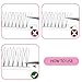 CoMango Premade Fans Eyelash Extensions 3D-C-0.1-12mm Premade Volume Lash, Short Stem Eyelash Extensions Pre Made Fanned Russian Volume Lash Extensions Mix Tray