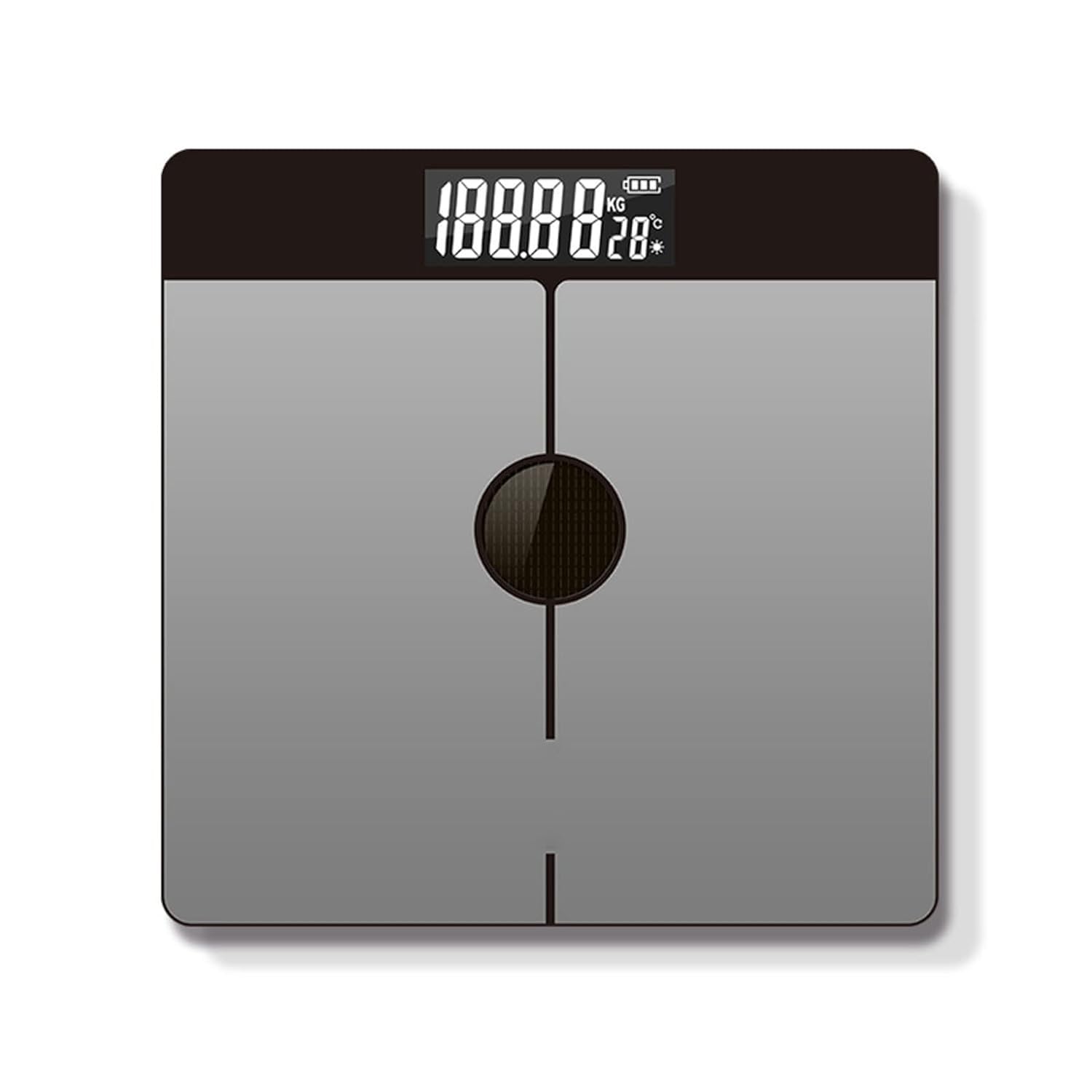 Electronic Balance Weight Scales Solar Rechargeable Home Health Scale Human Body Weighing Sun Power