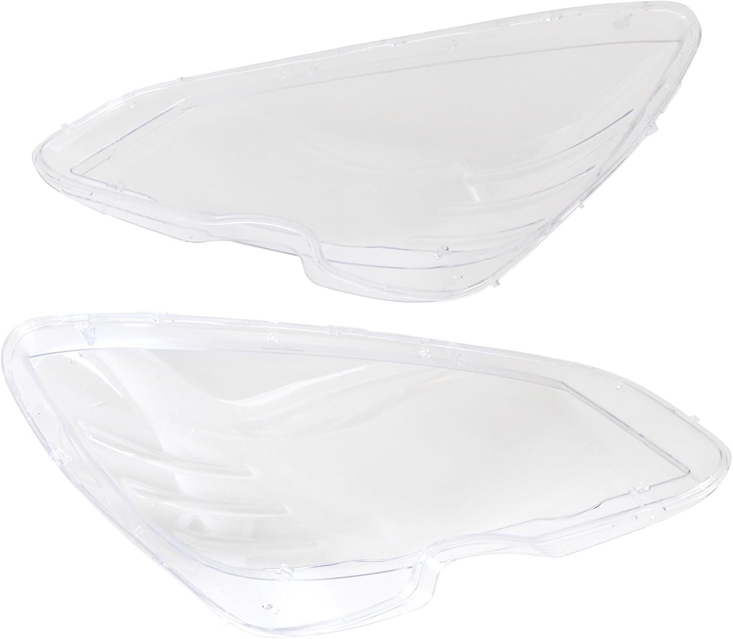FZJDSD 1Pair Left & Right Side Headlight Lens Cover Compatible with Mercedes-Benz C-Class W204 2008 2009 2010 2011 c180 c200 c230 C250 c280 c300 c350 C63 AMG