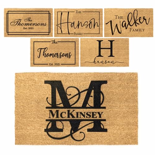 MRC Wood Products Personalized Custom Doormat - 18' x...